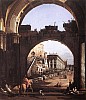 Bellotto, Bernardo dit Bellotti (1721-1780) - Capriccio of the capital.JPG